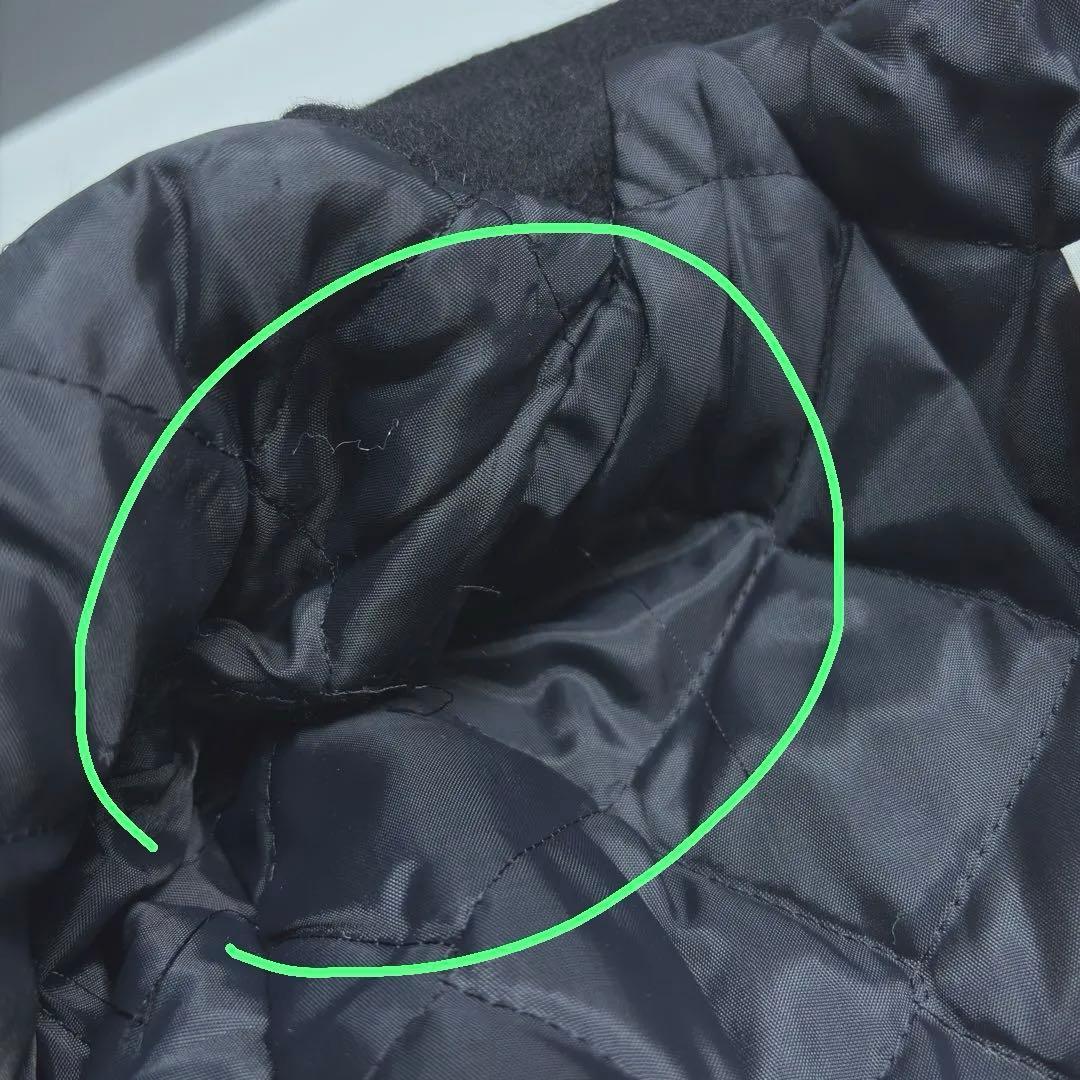 ショット シングル ピーコート キルティング メルトンウール 40 Schott