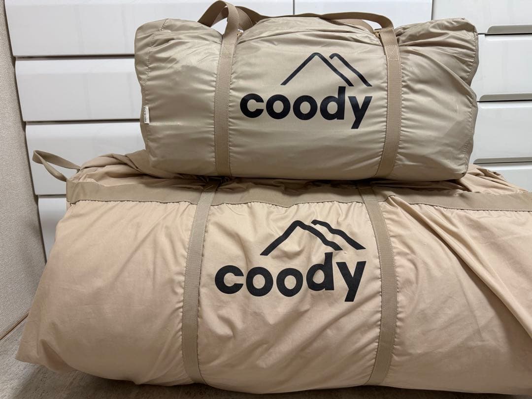 Coody エアテント familiar ベージュ【引き取り限定】