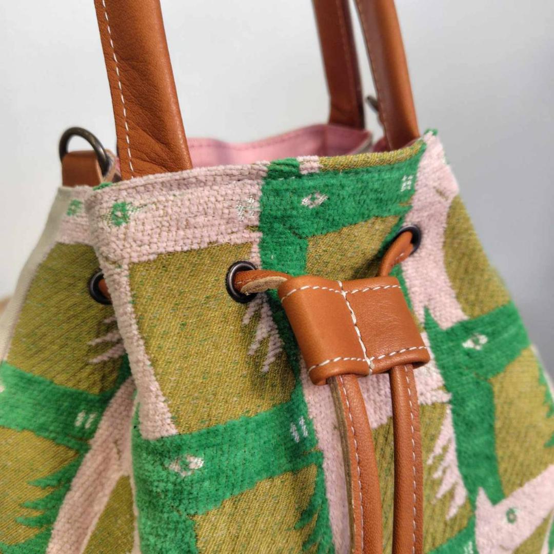 【BEN様】/thoroughbredサラブレットマスタード/巾着Lサイズショ