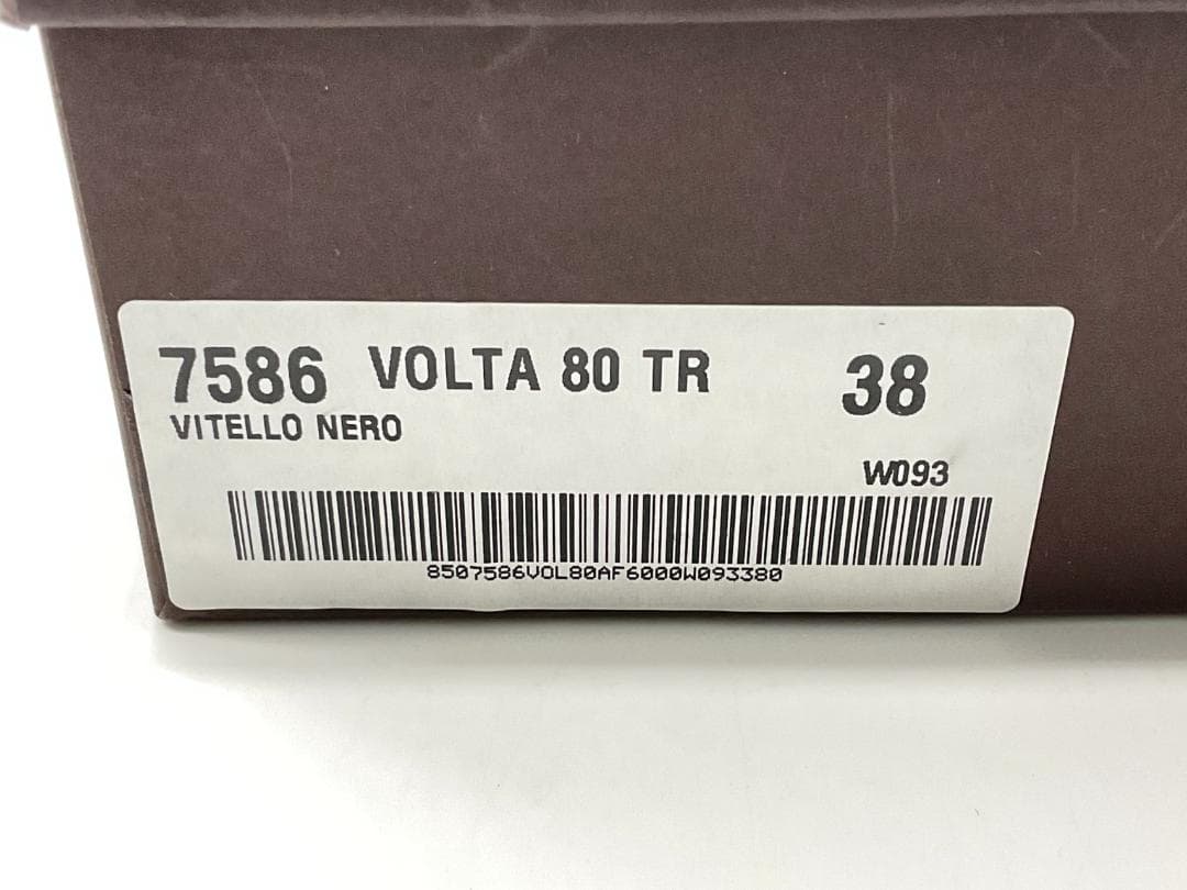 【未使用】PELLICO VOLTA ジップレザーブーツ ブラック 38