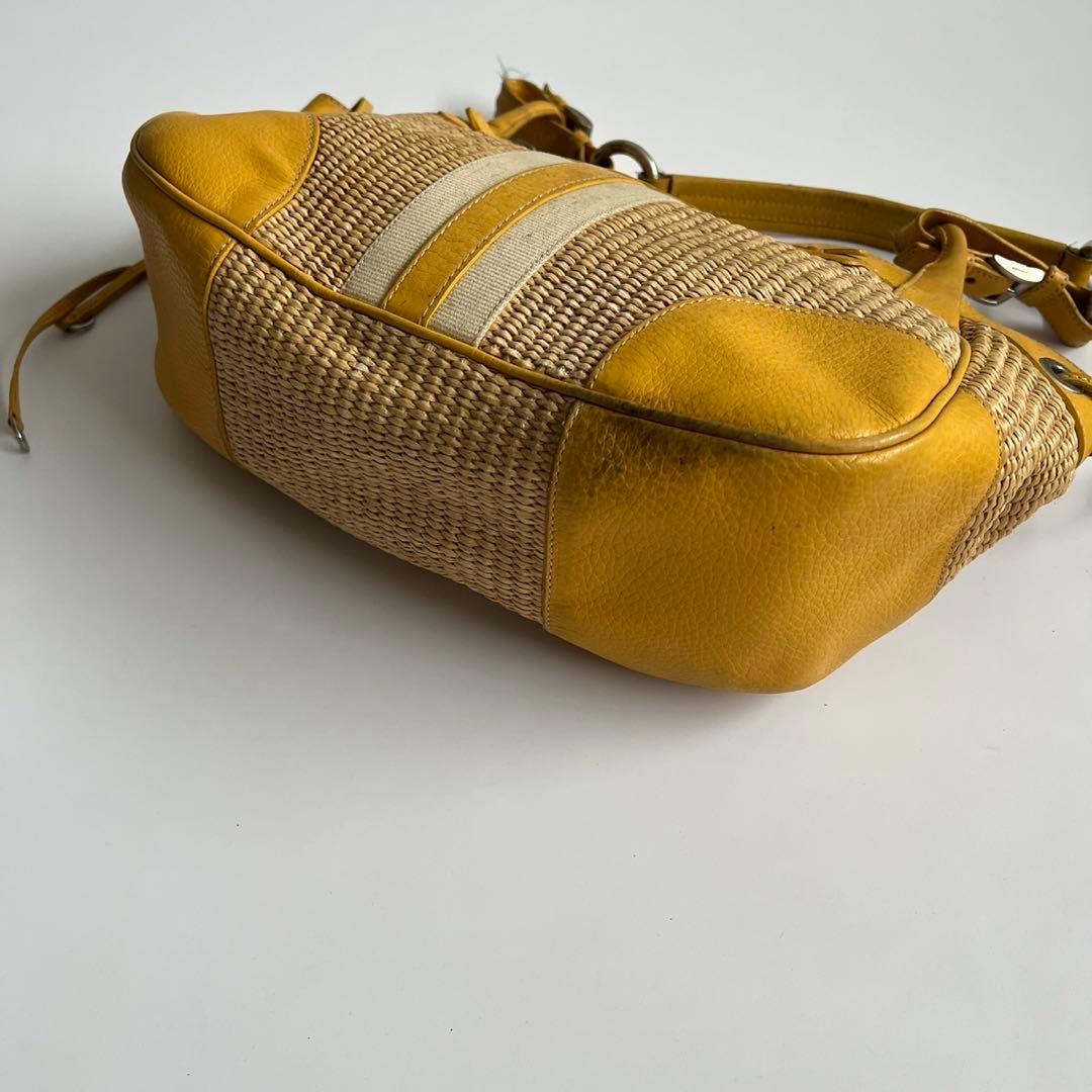 バッグ PRADA VITELLO DIANO WOVEN SHOULDER BAG
