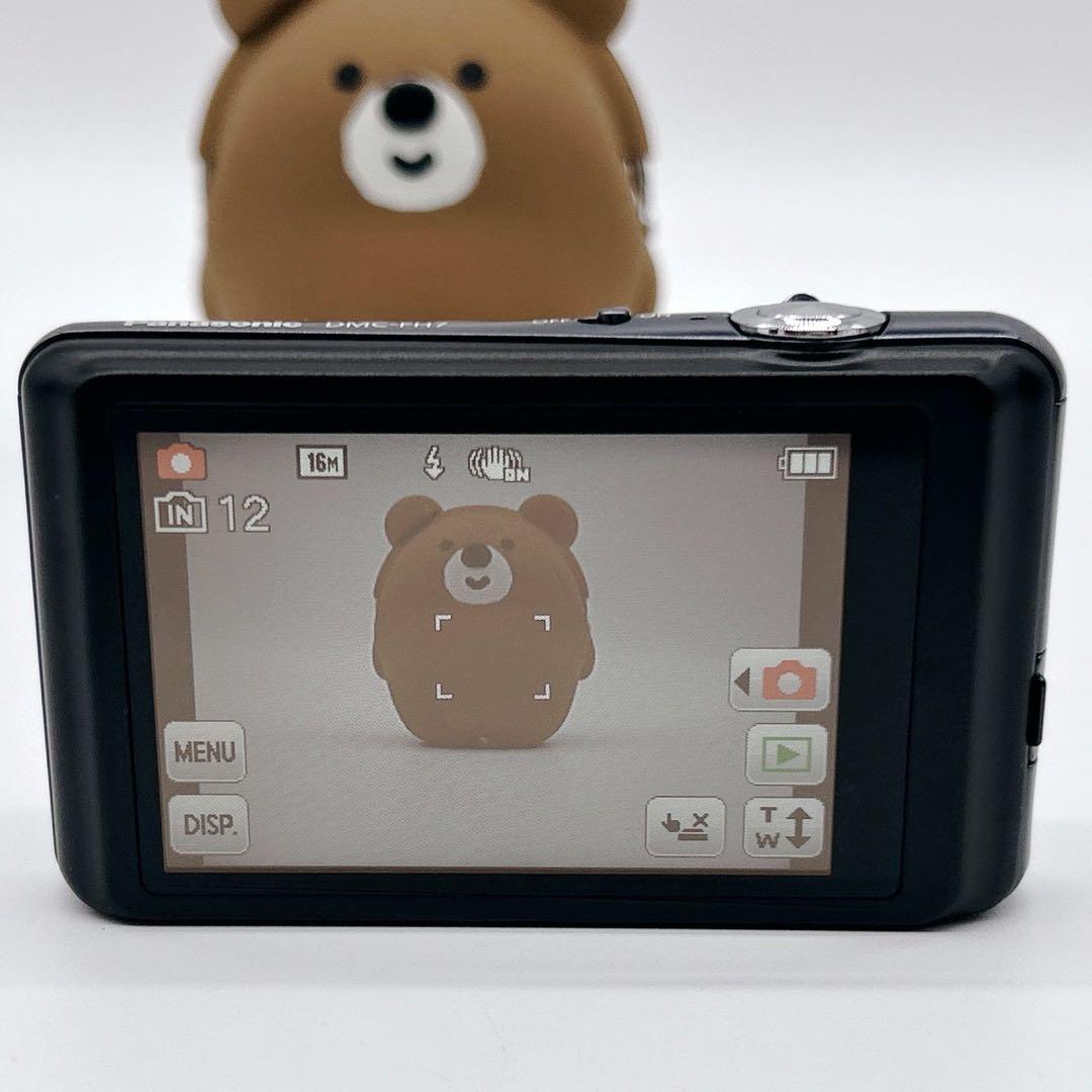 Panasonic パナソニック DMC-FH7 LUMIX ブラック デジカメ