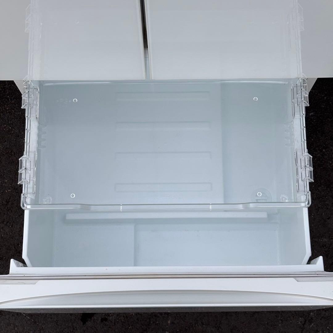 ＊ちゃめ 東芝 462L 6枚ドア 冷蔵庫 GR-P460FD(EW)