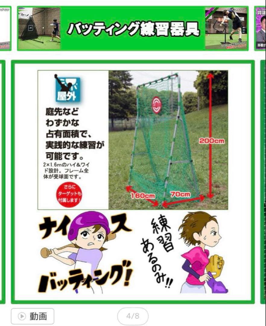 フィールドフォース　軟式　バッティングネット