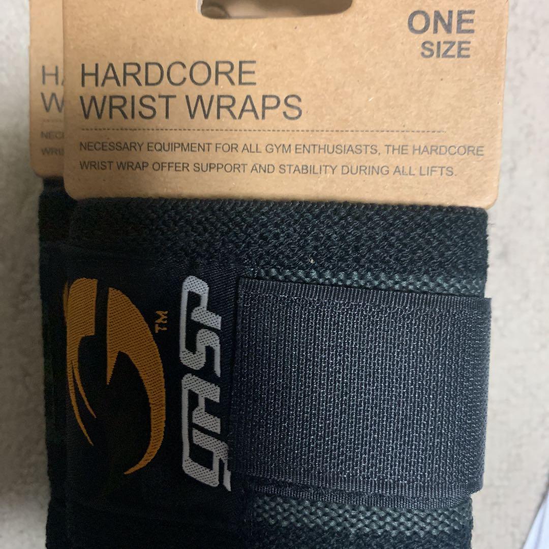 gaspハードコアリストラップ ブラック グレー