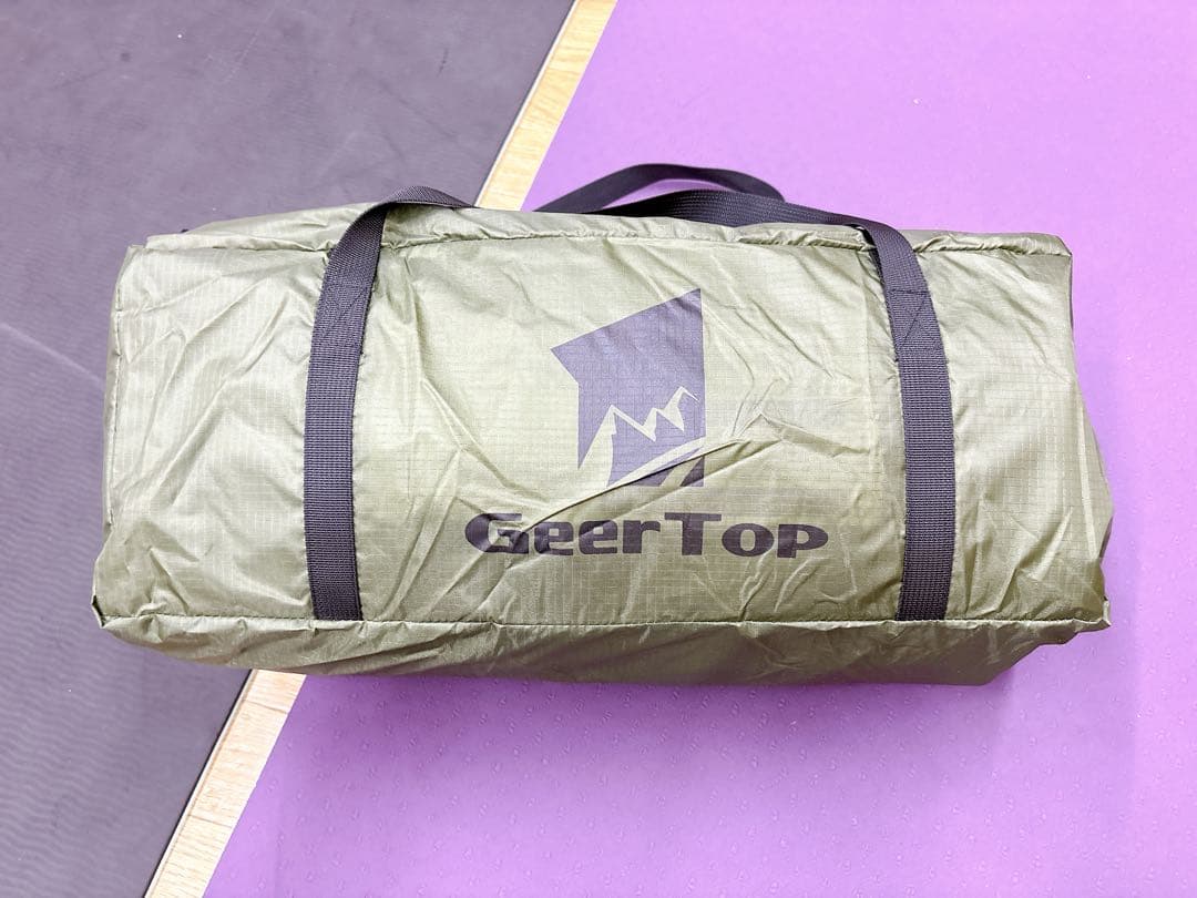 GEERTOP テント 2人用 ソロテント 軽量 4シーズン 耐水圧5000MM