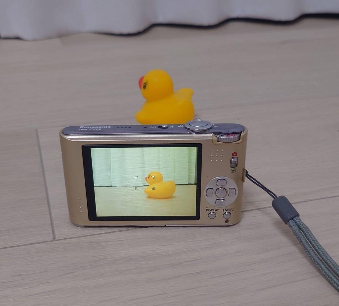 LUMIX 14メガピクセル コンパクトデジタルカメラ DMC-FX66ゴールド