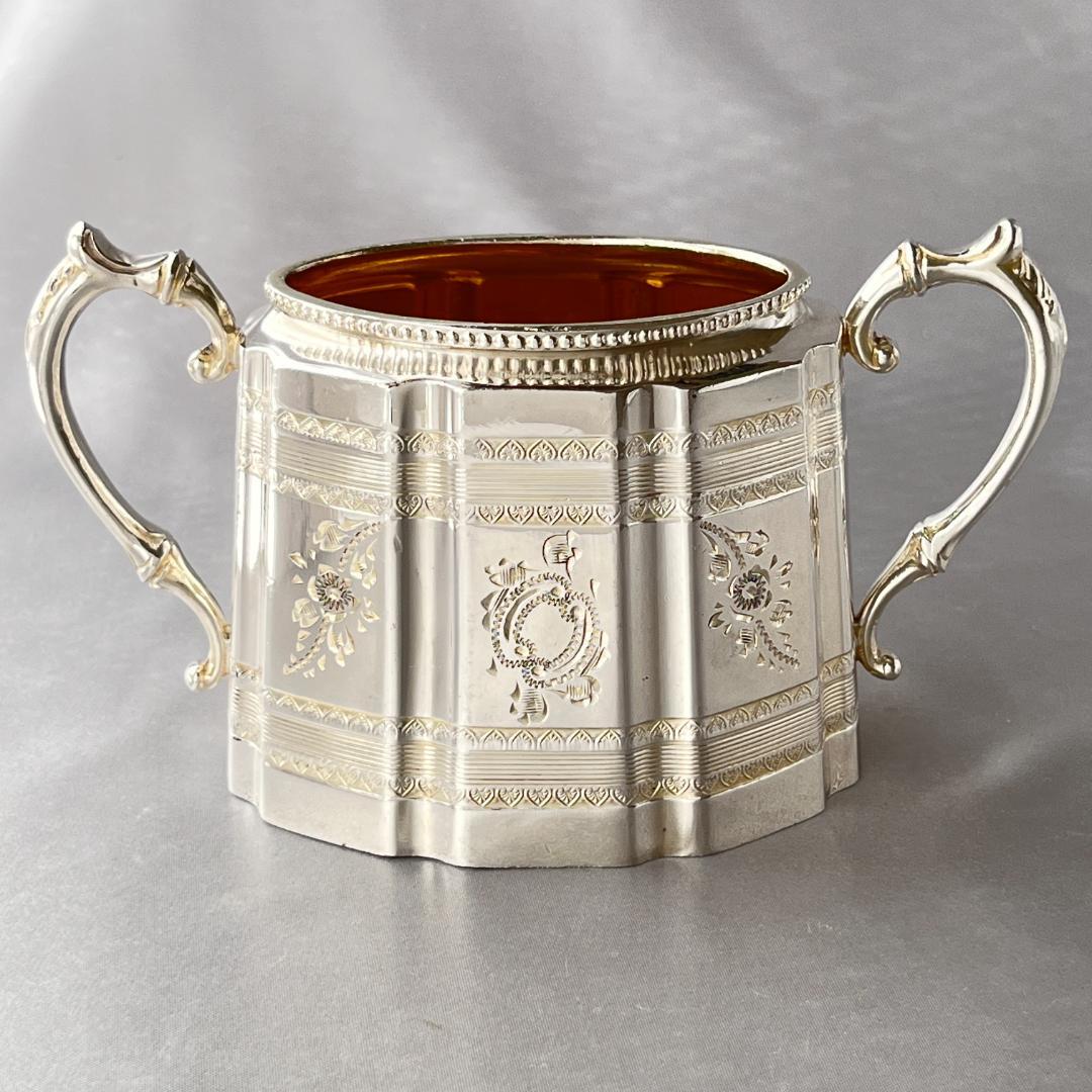 【Harts the Silversmiths】 エドワーディアン ティーセット