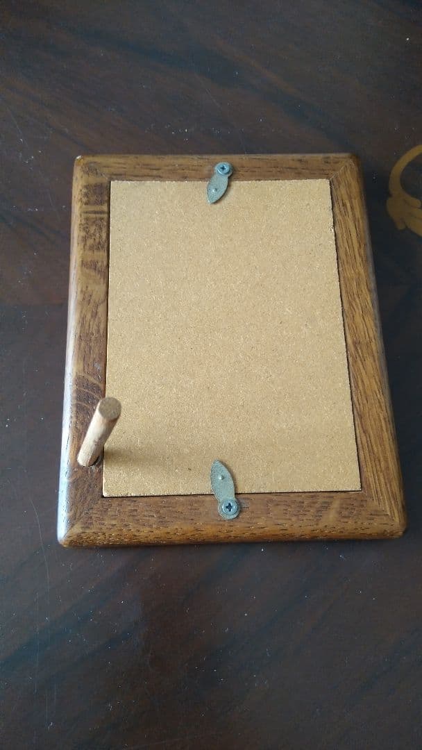 高級感溢れるオークヴィレッジ フォトスタンド 大、小 セット