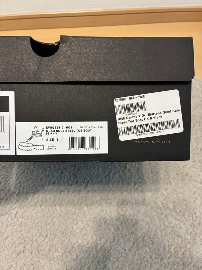 Rick Owens×Dr.martens STEEL TOE BOOT