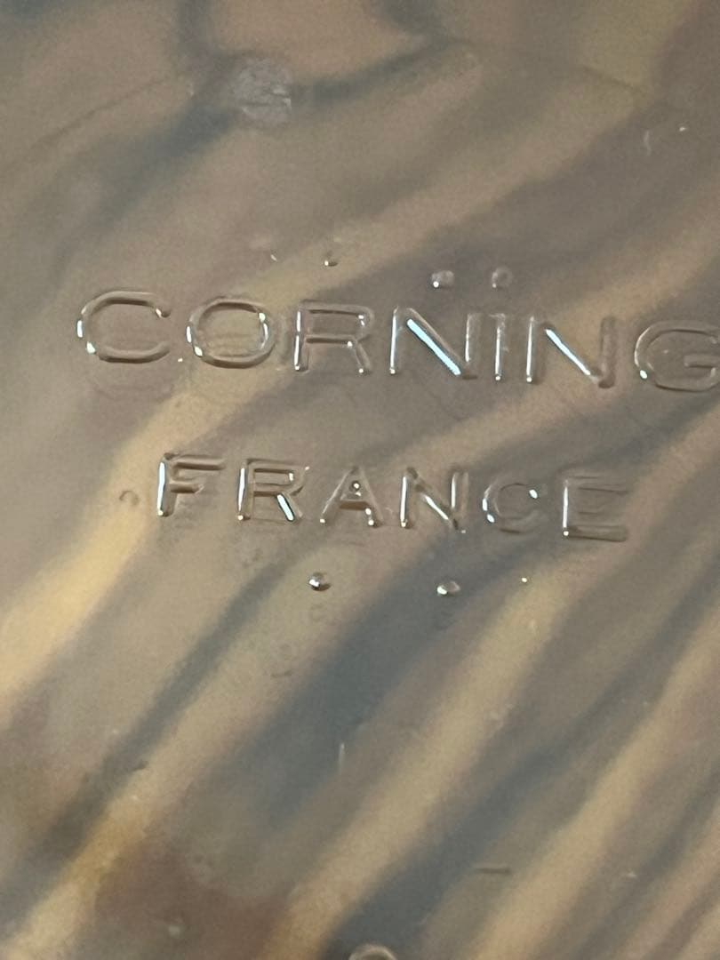 CORNING ガラス製ブラウン鍋3点セット