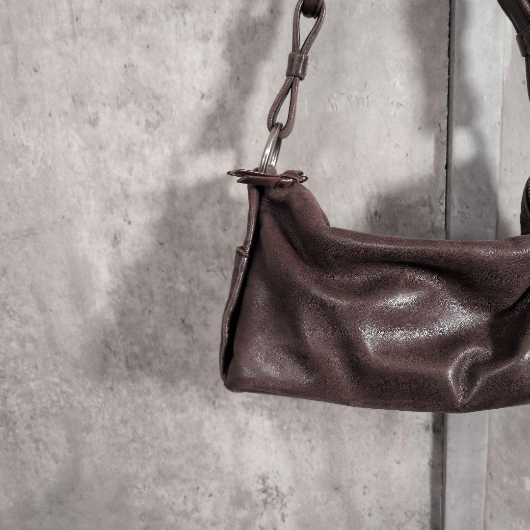 【old】 BOTTEGA VENETA 本皮イントレチャート ハンドバッグ