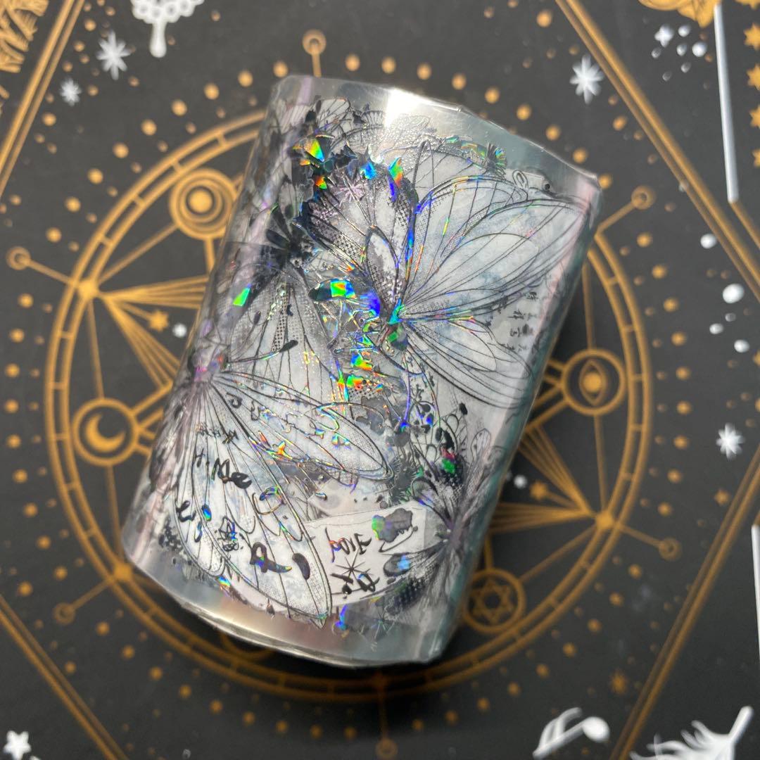 【C1】海外　10m巻　貝殻光マスキングテープ　人物系/背景系/装飾系