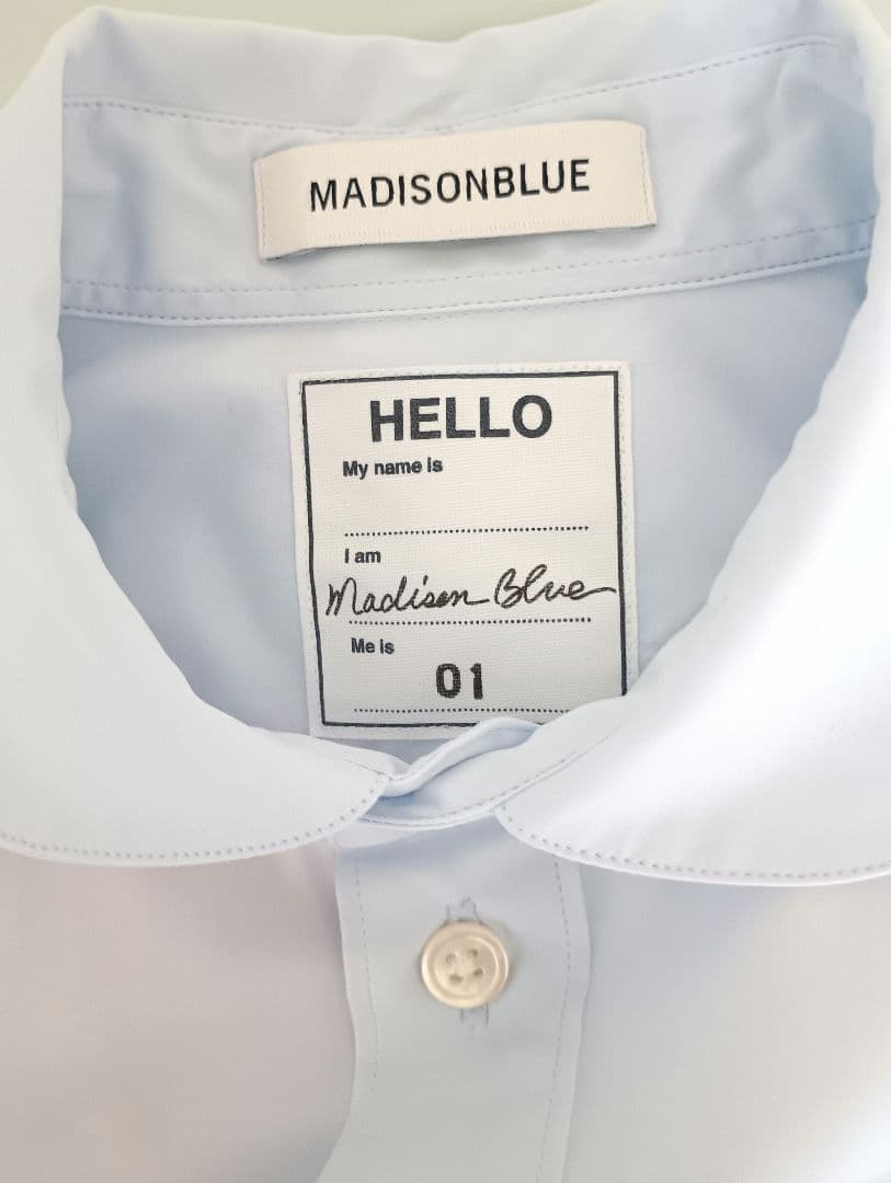 一日限定価格未使用マディソンブルー BIG ROUND COLLAR SHIRT