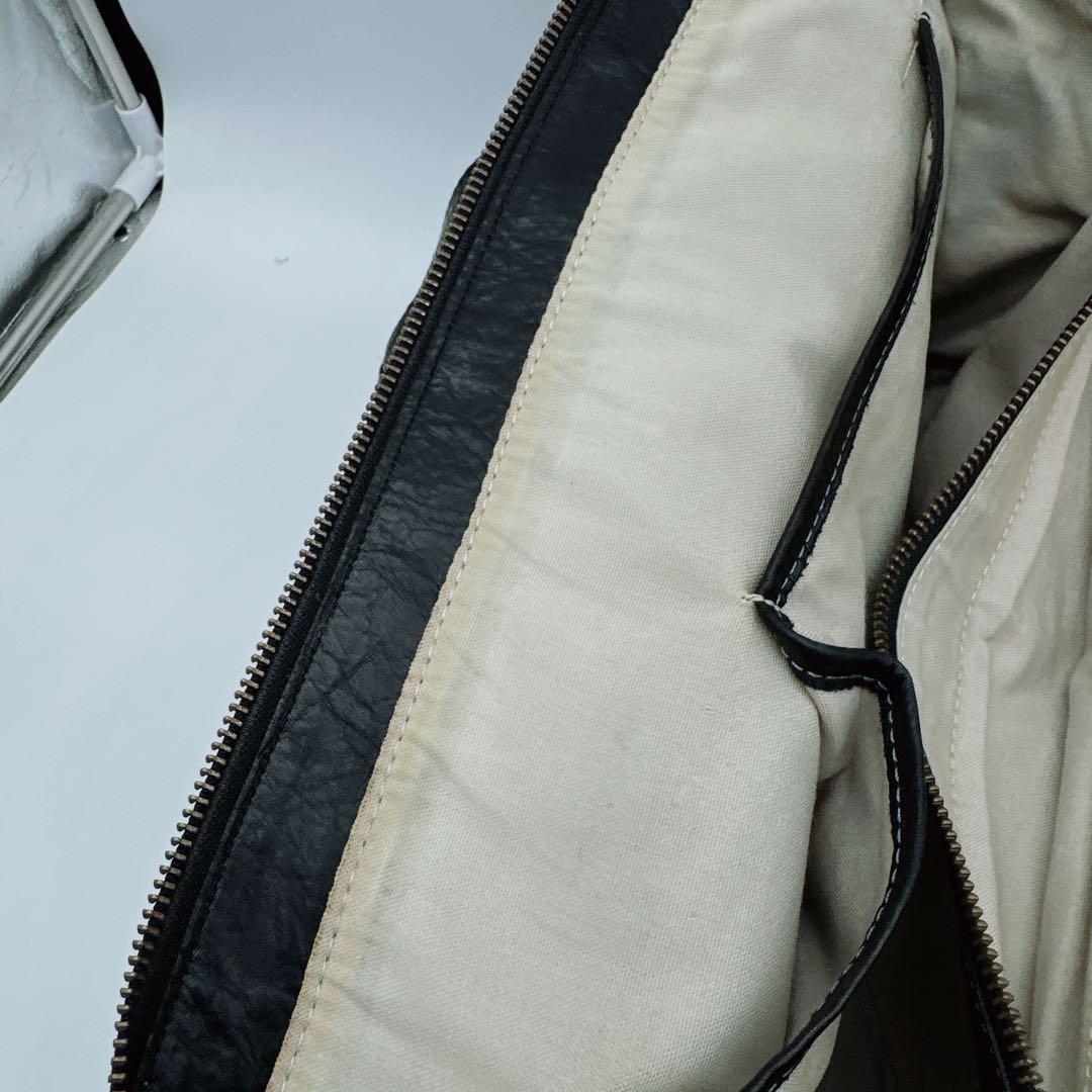 【ソメス】2WAY ビジネスバッグ ショルダーバッグ レザー ブラック