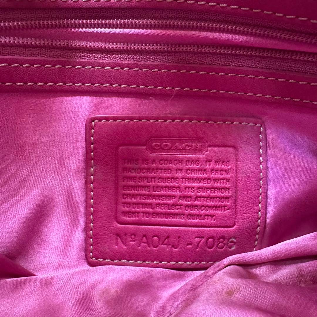 バッグ Vintage COACH Flower Patch Work Mini Bag