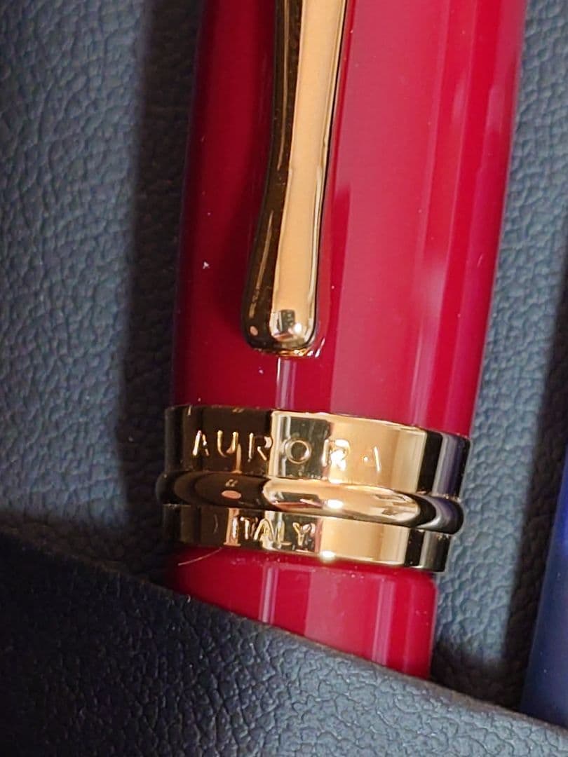 AURORA イプシロン 万年筆 ボルドー インク付き