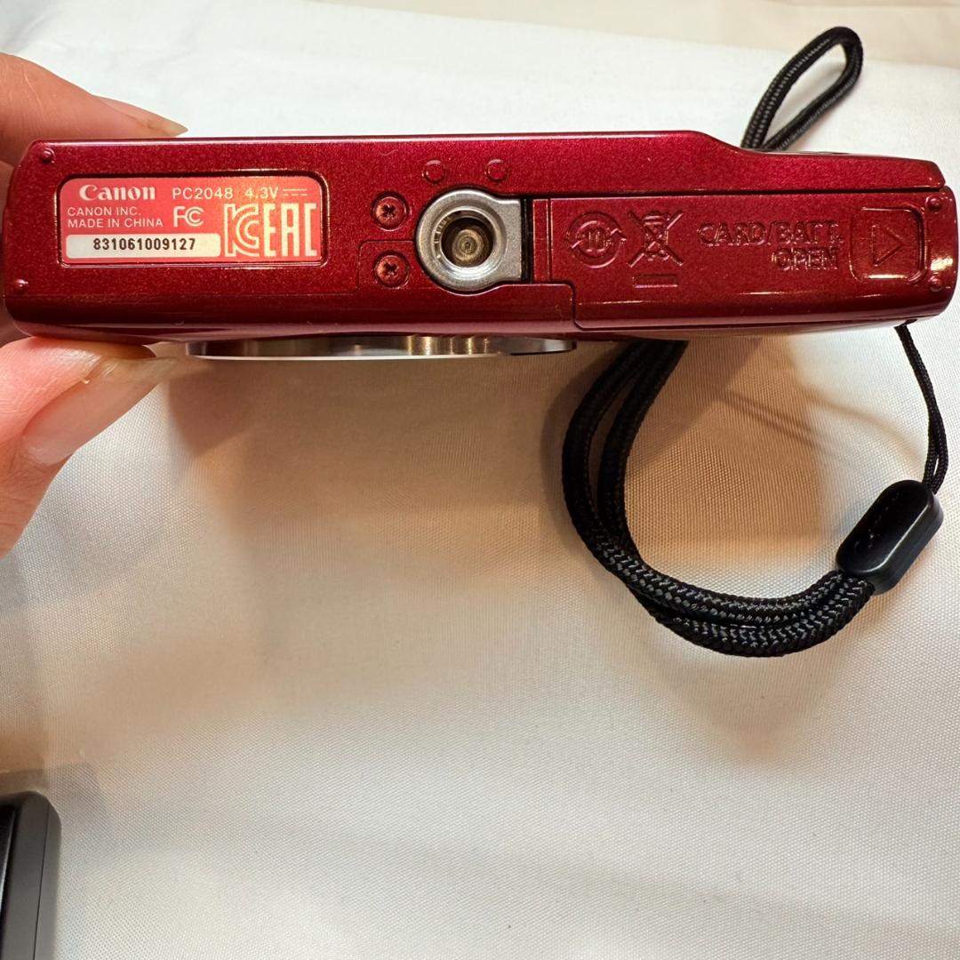 Canon IXY120 コンパクトデジタルカメラ レッド