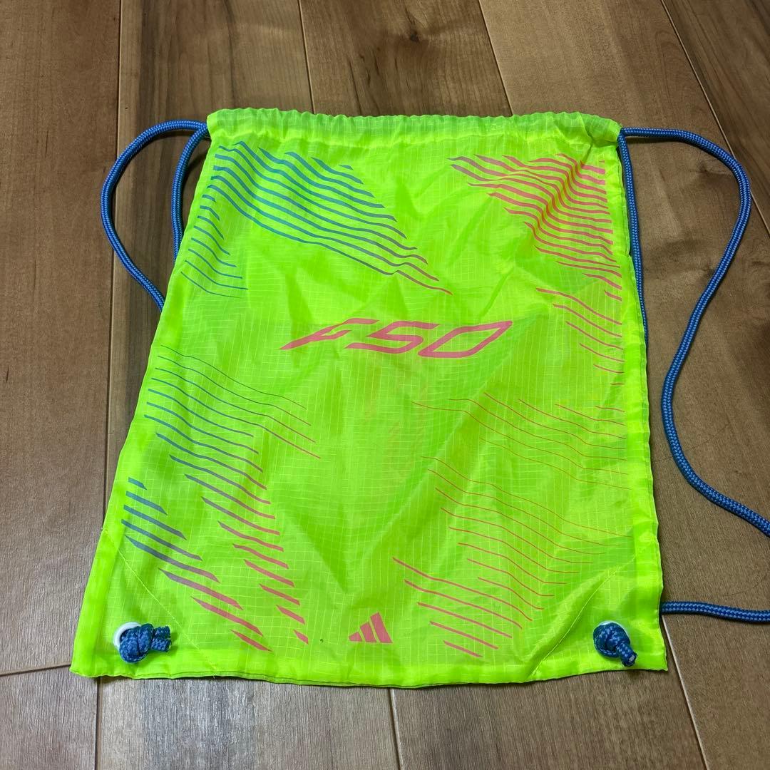 adidas F50 サッカーシューズ 青/ピンク/黄