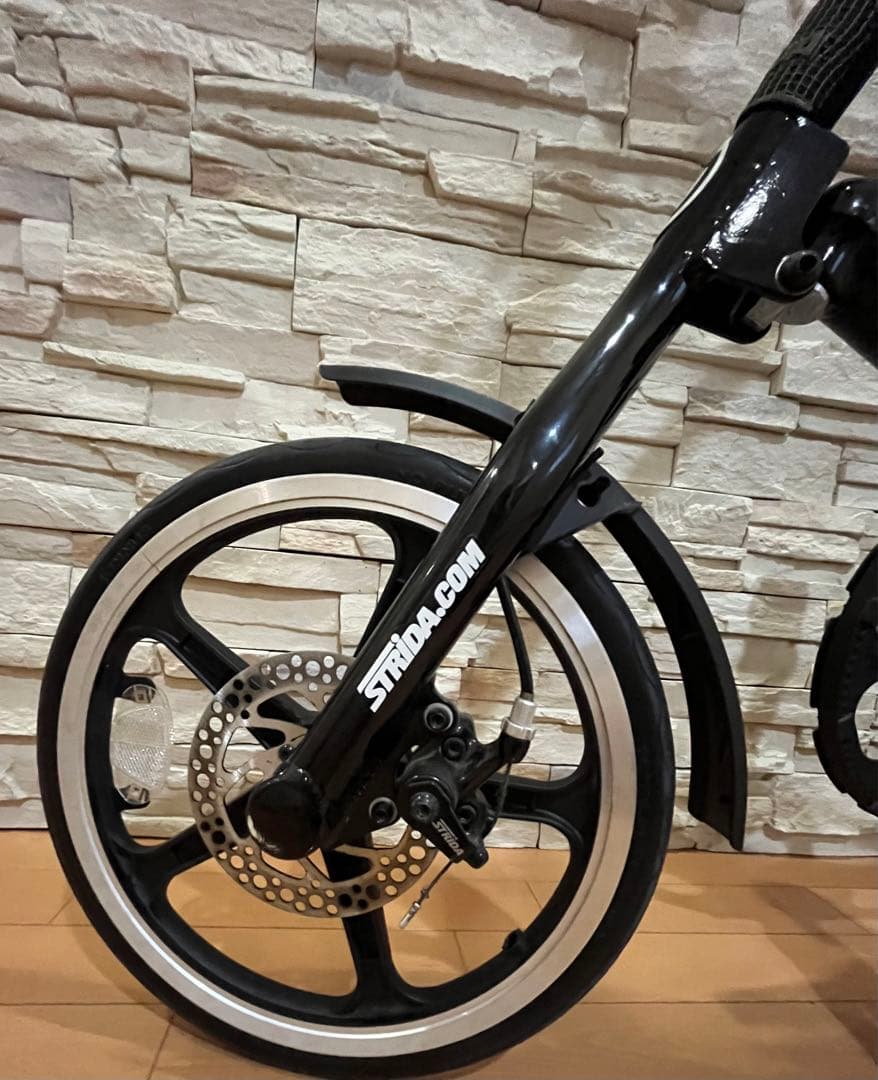 STRIDAストライダ　折りたたみ自転車　BLACK