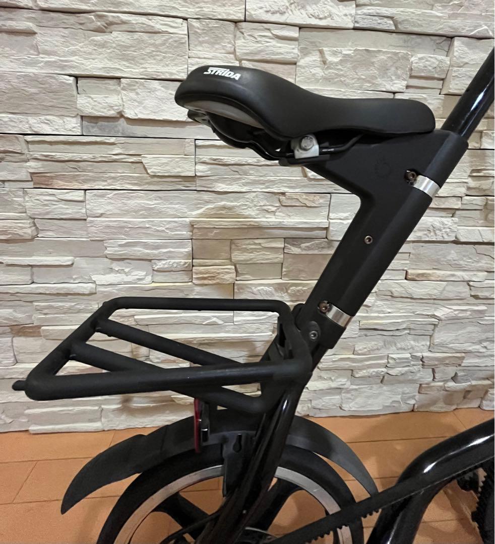 STRIDAストライダ　折りたたみ自転車　BLACK