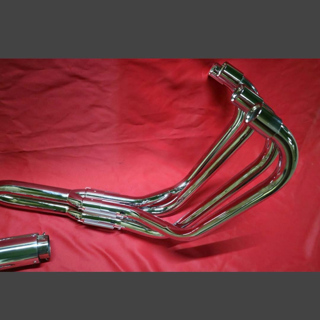 ゼファー400 ゼファーχ ZR400 4-2-1 マフラー サイレンサー付き