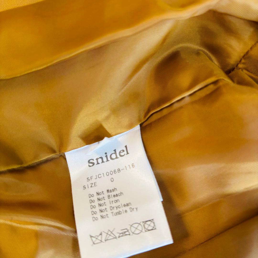 snidel 羊革 ラムレザー 編み上げ ショートJK 0