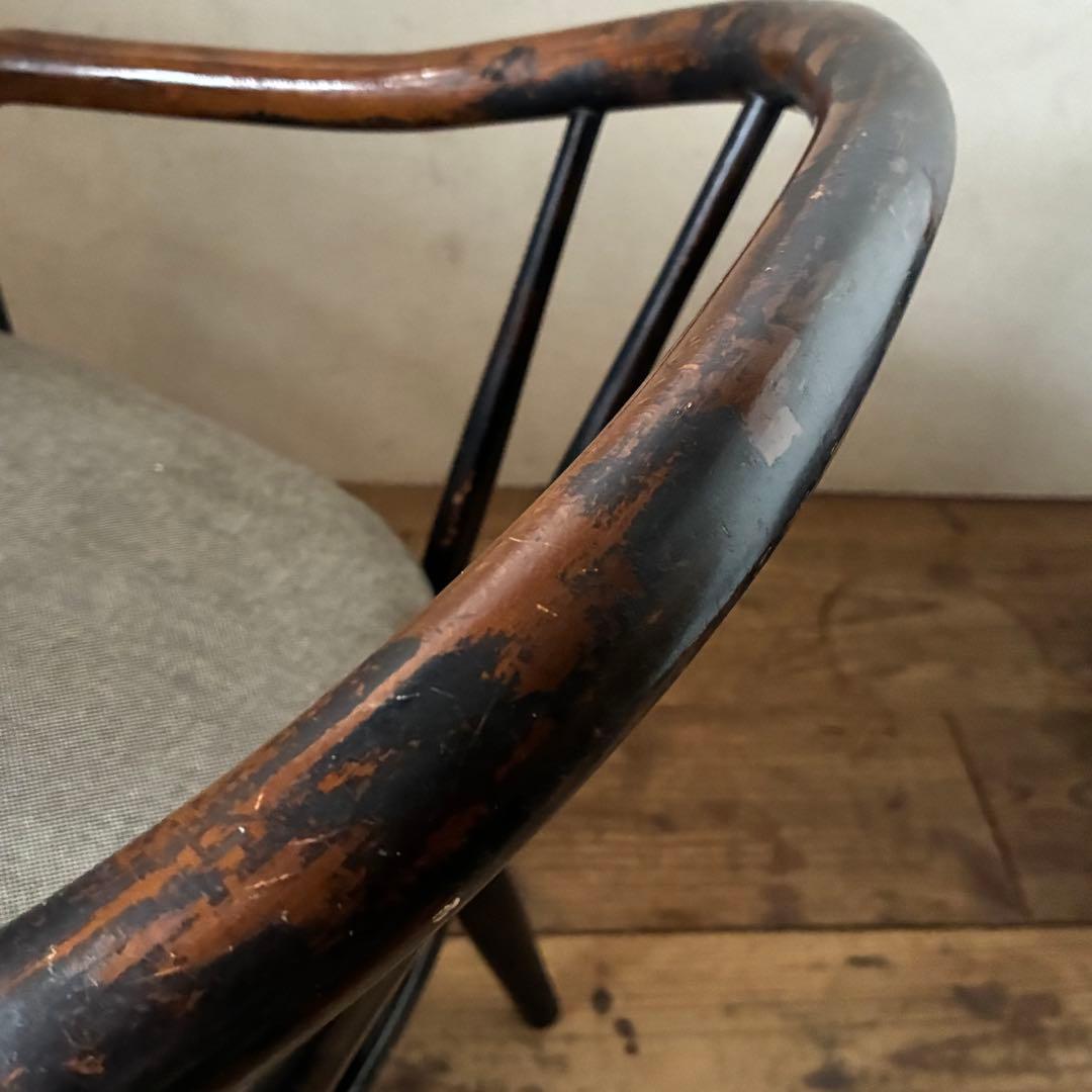 キツツキ 飛騨産業 ヴィンテージ ラウンジ イージーチェア 曲木 ウィンザー ①