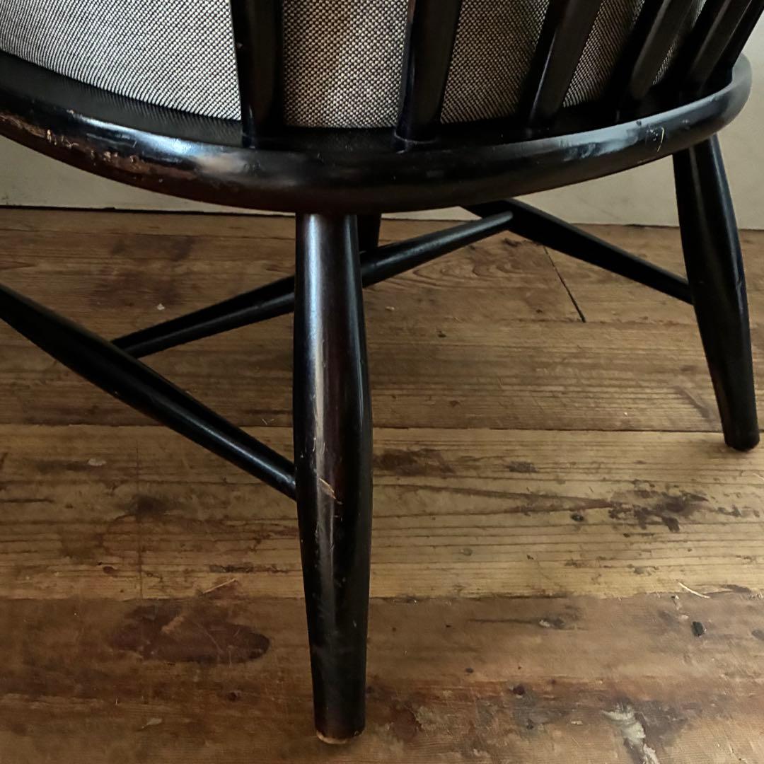 キツツキ 飛騨産業 ヴィンテージ ラウンジ イージーチェア 曲木 ウィンザー ①