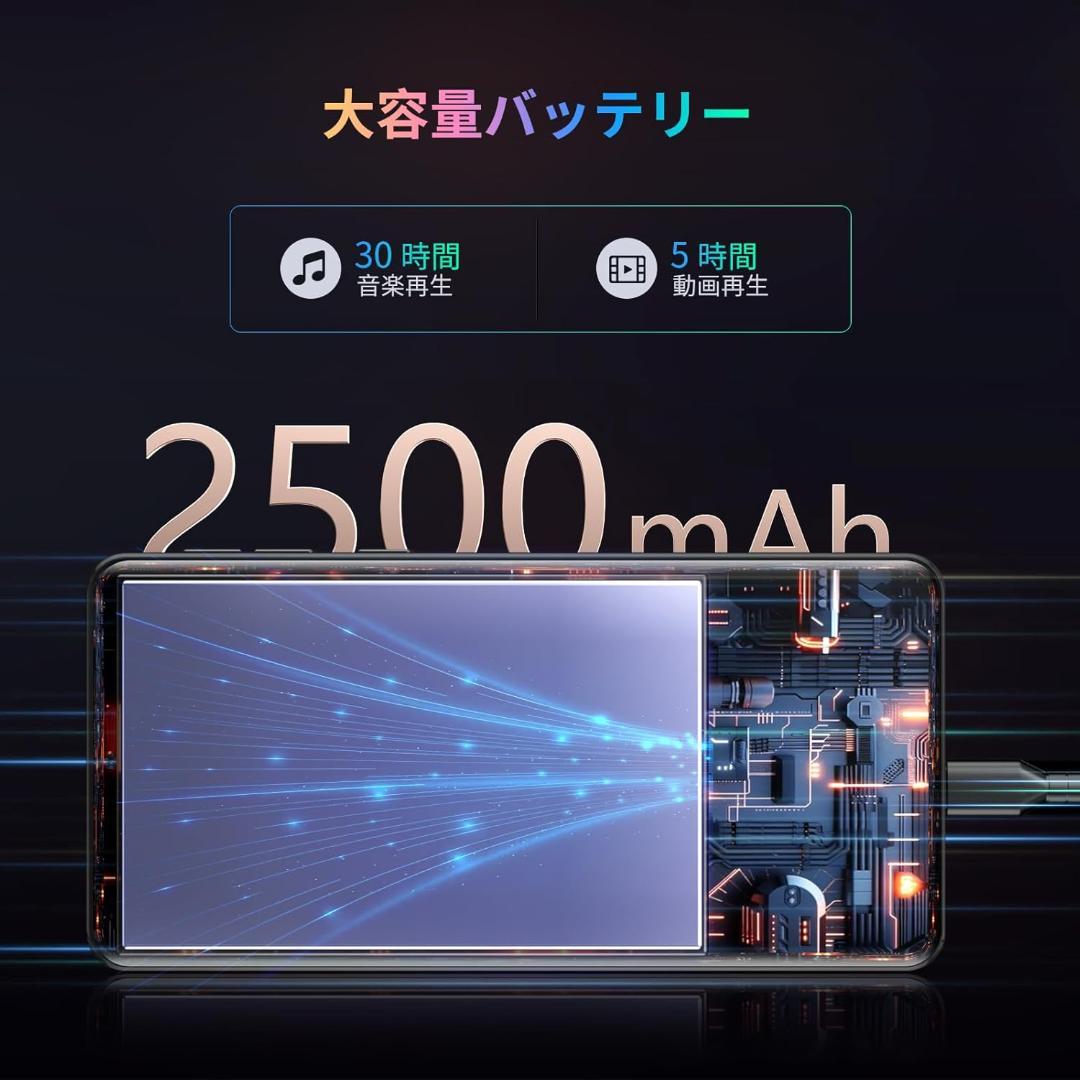 5.5in Android 13 MP3プレーヤー 16GB内蔵 128GB