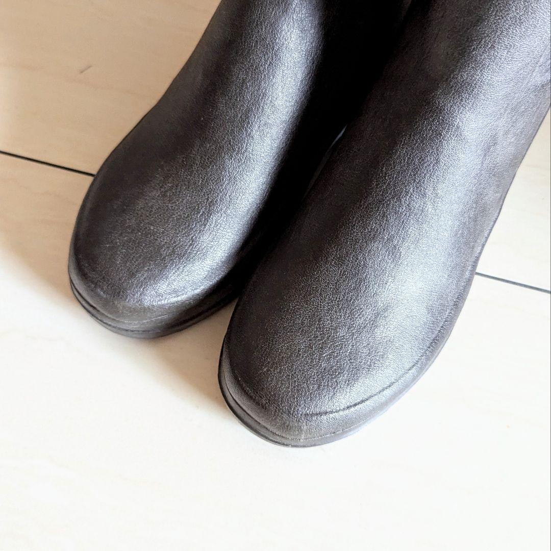 LE CHAMEAU ルシャモー オールトラックス レインブーツ ボア 37