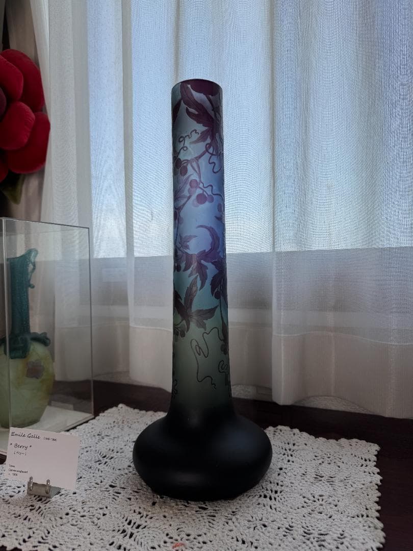 エミール・ガレ Émile Gallé『トケイソウ』花瓶