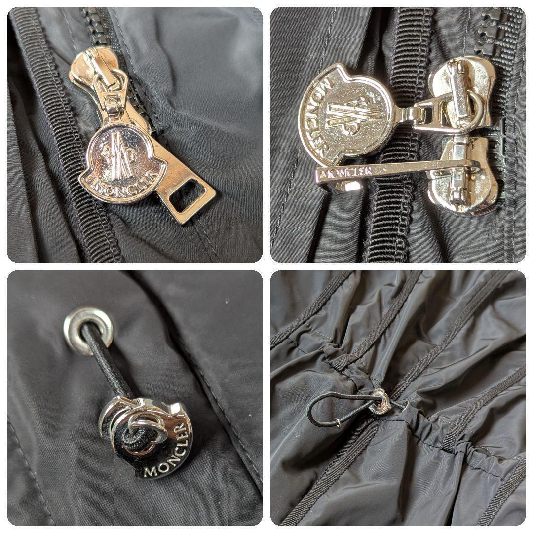 【美品】 モンクレール ARGELIA ナイロンコート ブラック サイズ2 M