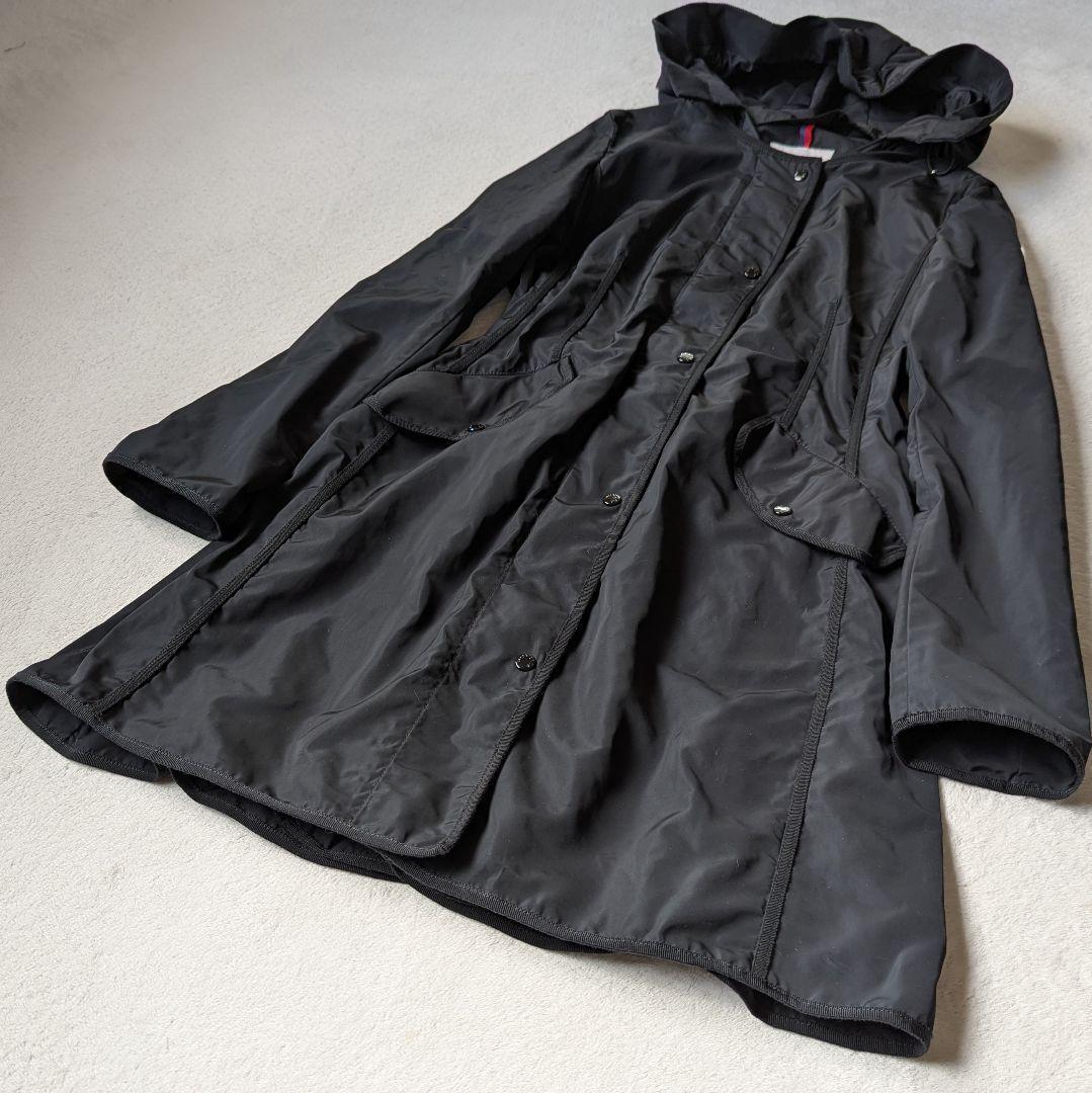 【美品】 モンクレール ARGELIA ナイロンコート ブラック サイズ2 M