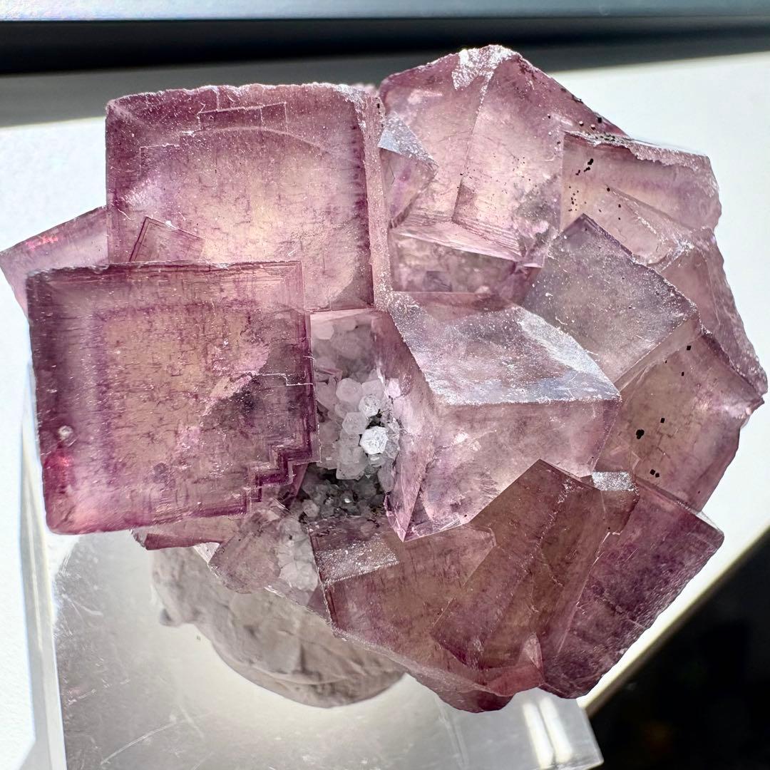 509 中国 ヤオガンシャン産 ウィンドウフローライト 満点星フローライト