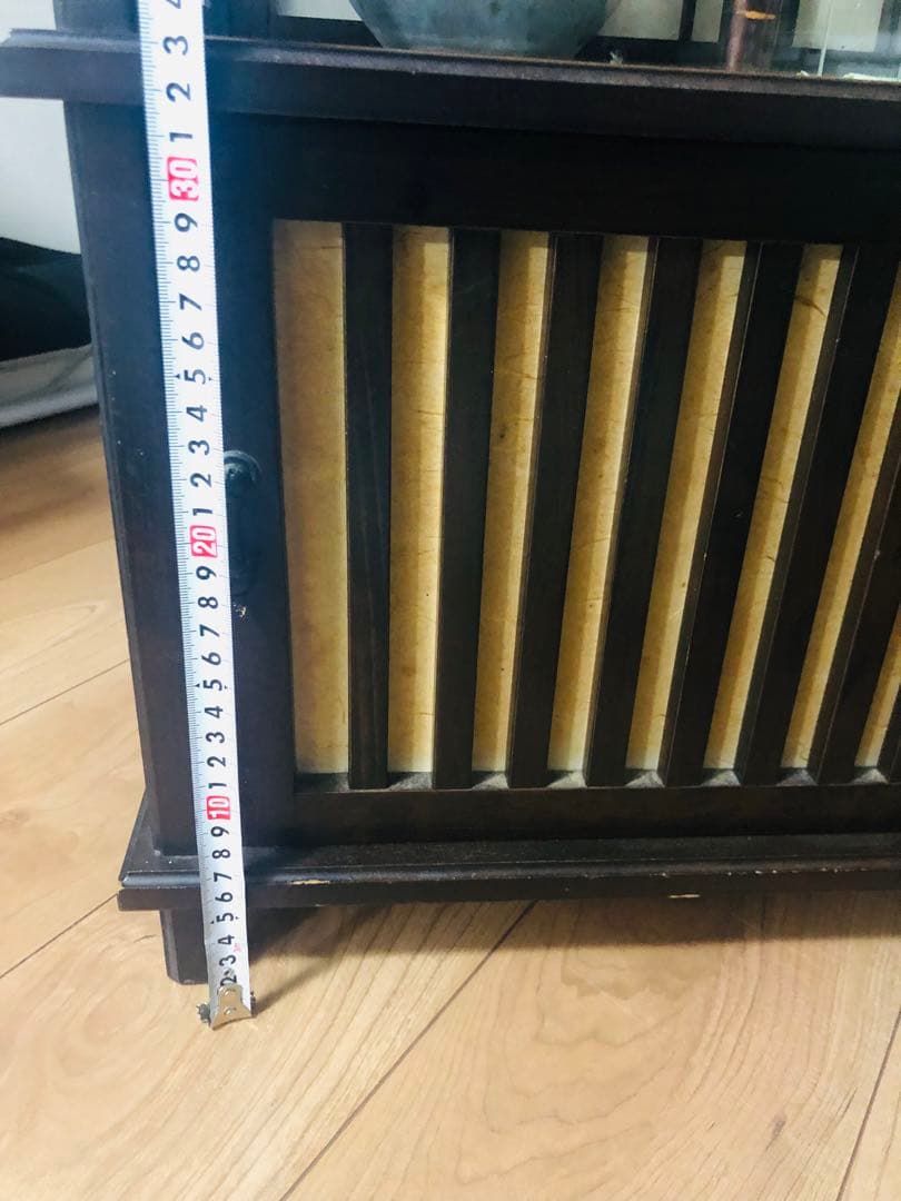 茶道を極める◼️蔵のお茶室に飾られていた、かなり可愛い抹茶専用の飾り棚、茶碗セット