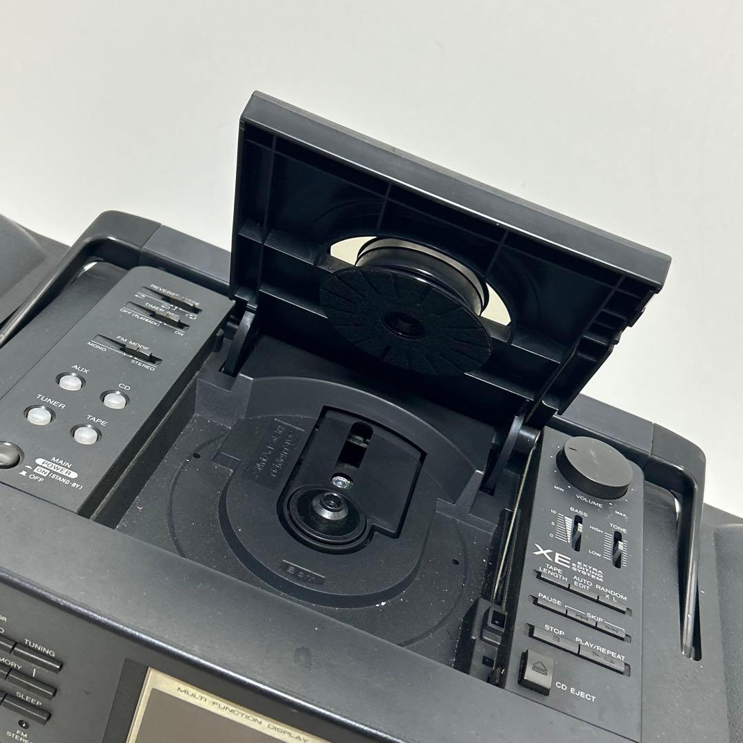 【再生ok】SHARP QT-77CD コンパクトディスク ダブルカセット