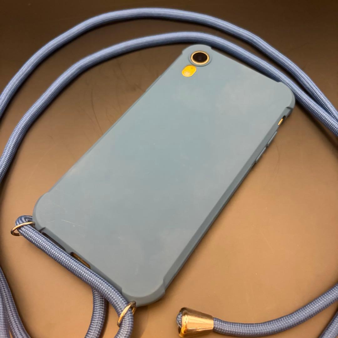 【バイブ不良】 iPhone XR 128GB イエロー ネックストラップ 箱