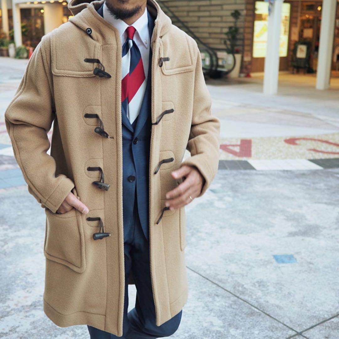 yuz　未使用INVERTEREインバーティア　ダッフルコートキャメル36