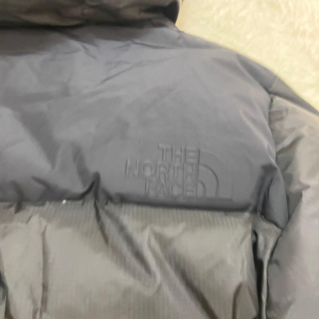 訳あり XL ノースフェイス ウィンドストッパーヌプシ ダウンジャケット 黒