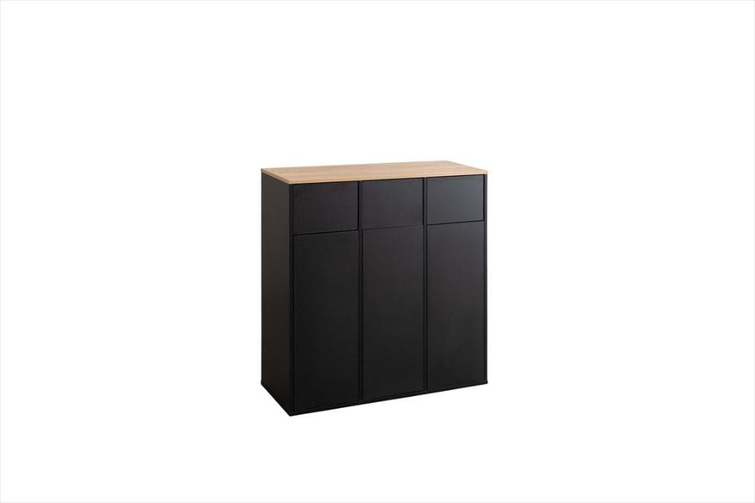【送料無料】Toy 3連式ゴミ箱【幅74.5cm】
