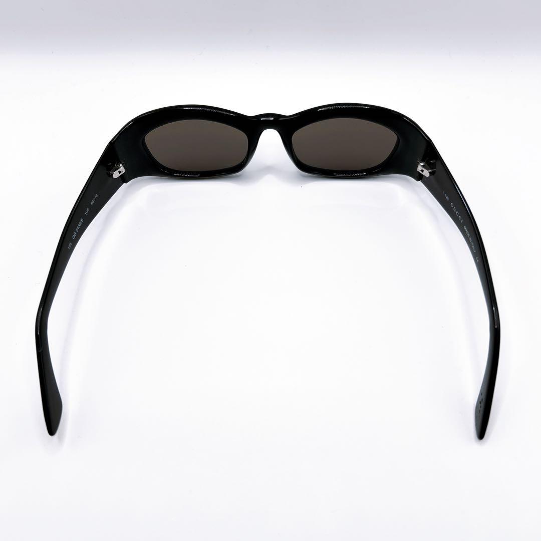 希少✨グッチ サングラス サイドロゴ Gロゴ ブラック ゴールド