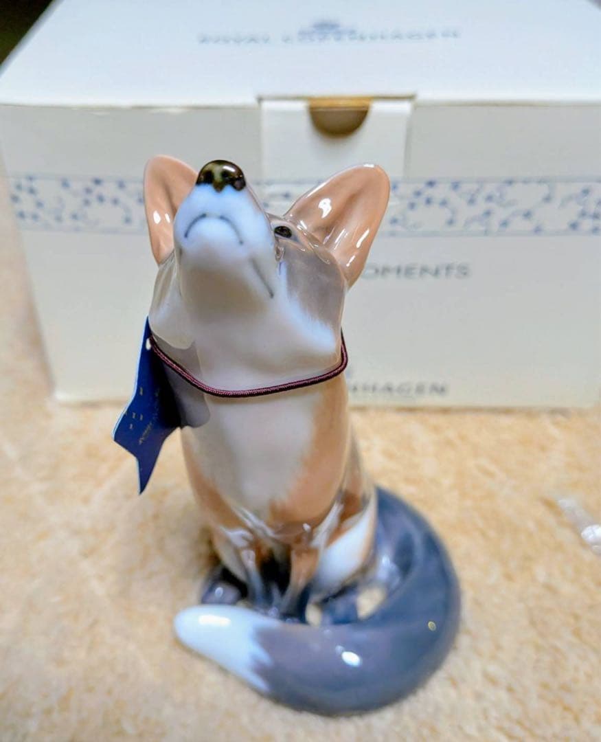 ロイヤルコペンハーゲン　Fox 2006 陶器フィギュリン