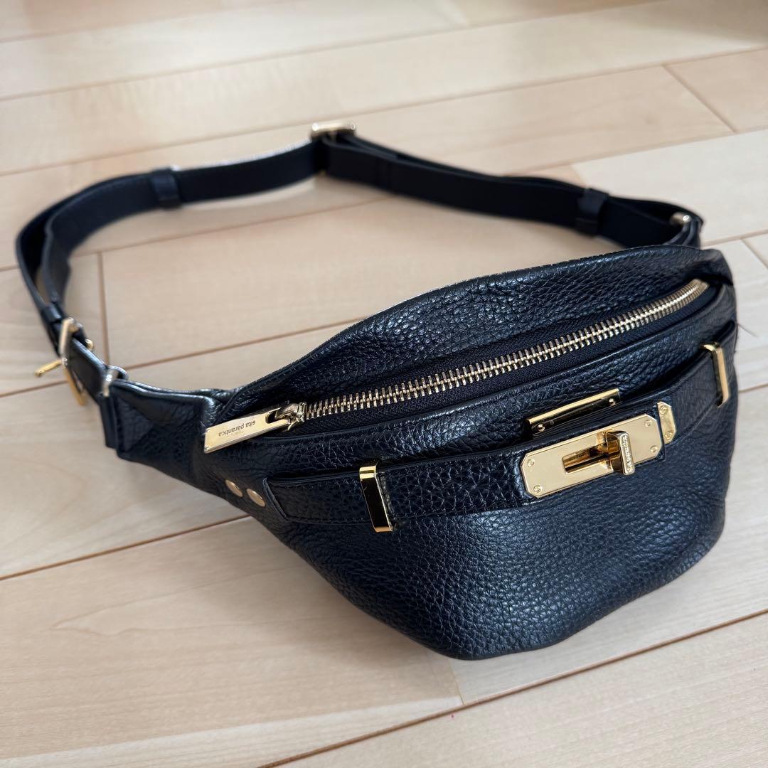 SITA PARANTICA シボカワウエストバッグ ドゥーズエムクラス 黒