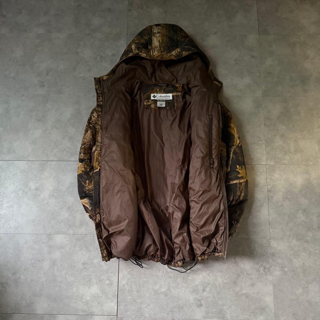 【超希少❗️】極美品✨columbia ダウン　カモ柄　リアルツリー　L