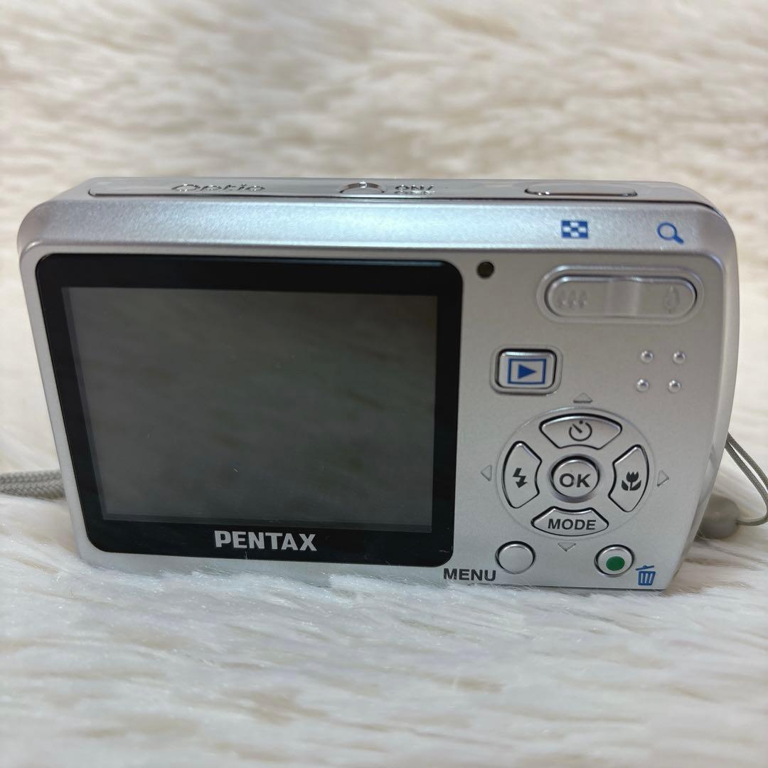 【美品】 PENTAX Optio E50 コンパクトデジタルカメラ 乾電池式