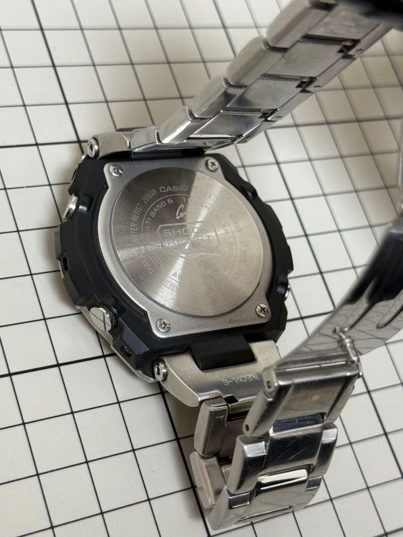 g-shock GST-W110D-1A9JF g-steel メタルバンド
