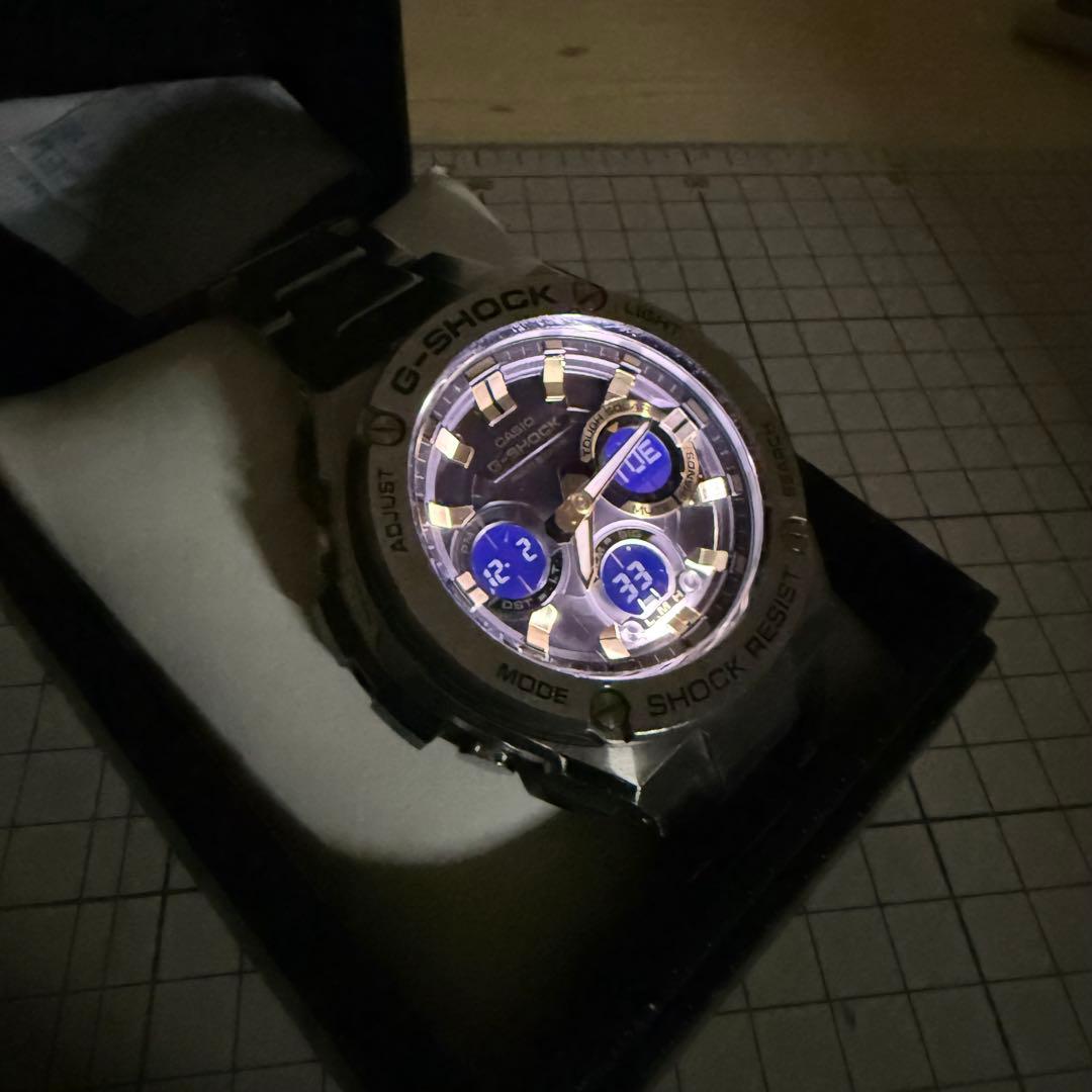 g-shock GST-W110D-1A9JF g-steel メタルバンド
