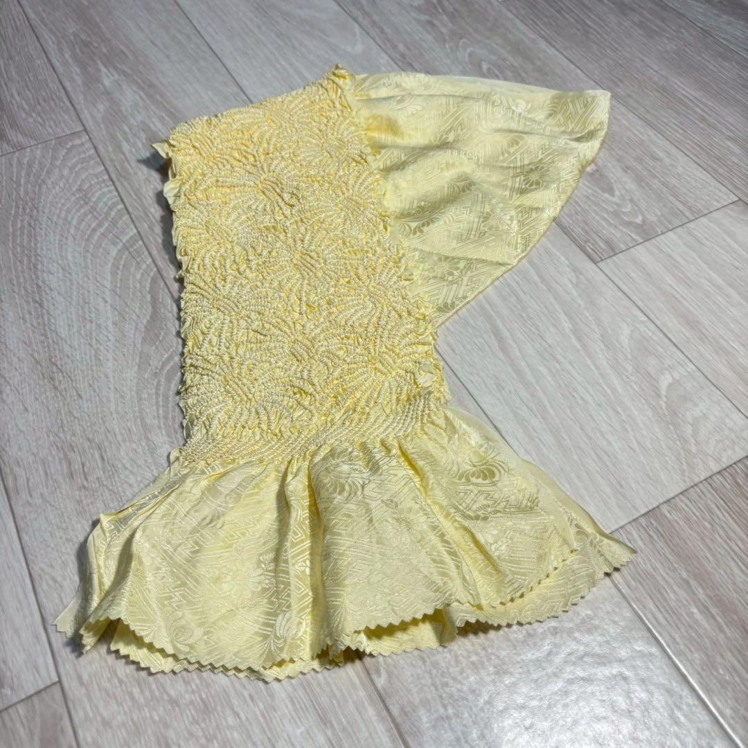 ア*ン様 正絹　紬　十日町細風　小紋　しつけ付き　未着用　フルセット 普段着　フ