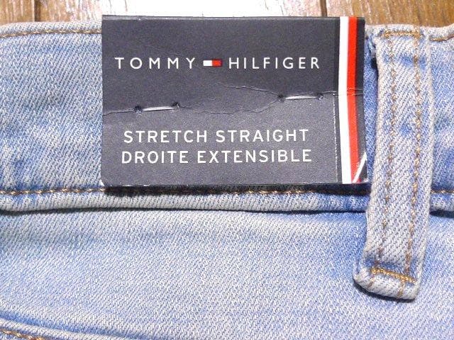 【大きい】38(US)100cmトミーヒルフィガーUSA限定デニムパンツ藍染伸縮